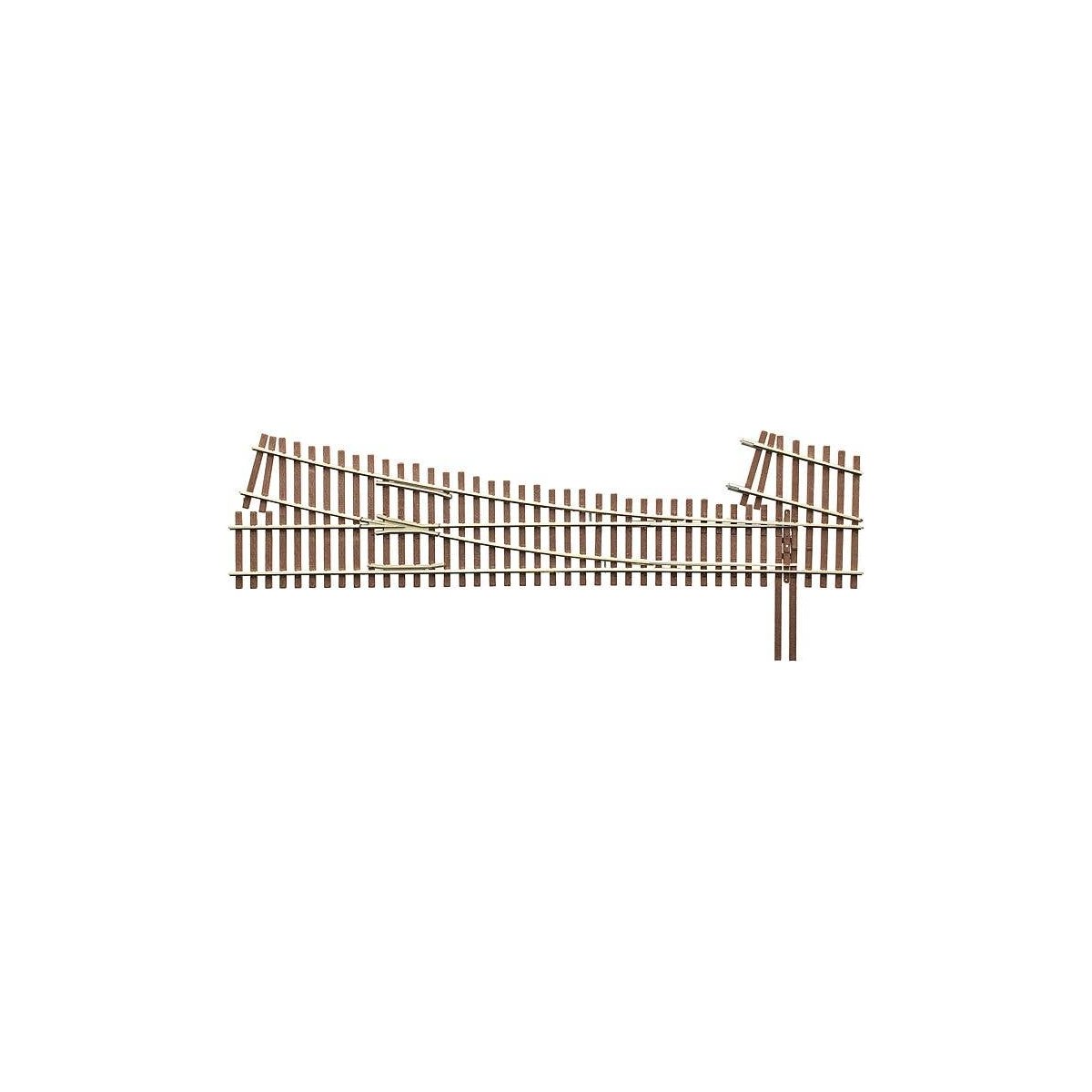 Code 83 Ladder Track System Turnout -- 5e Right-Hand Last Ladder, HO, Micro Engineering 14719