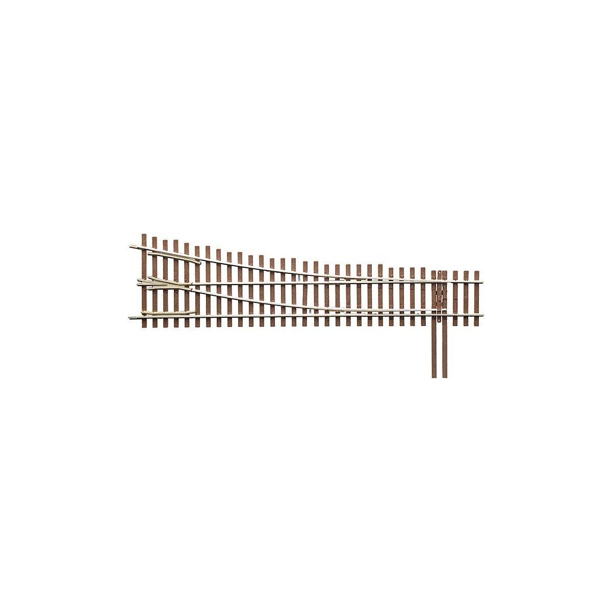 Code 83 Ladder Track System Turnout -- 5c Right Hand Lead Ladder, HO, Micro Engineering 14715