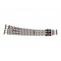 Code 55 Medium Radius Curved Turnouts w/ Electrofrog -- Right Hand, N, Peco SLE386F