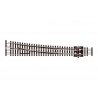 Code 55 8 Turnout, Long 36′ Radius - Electrofrog -- Right-Hand, N, Peco SLE388F