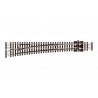 Code 55 8 Turnout, Long 36′ Radius - Electrofrog -- Left-Hand, N, Peco SLE389F