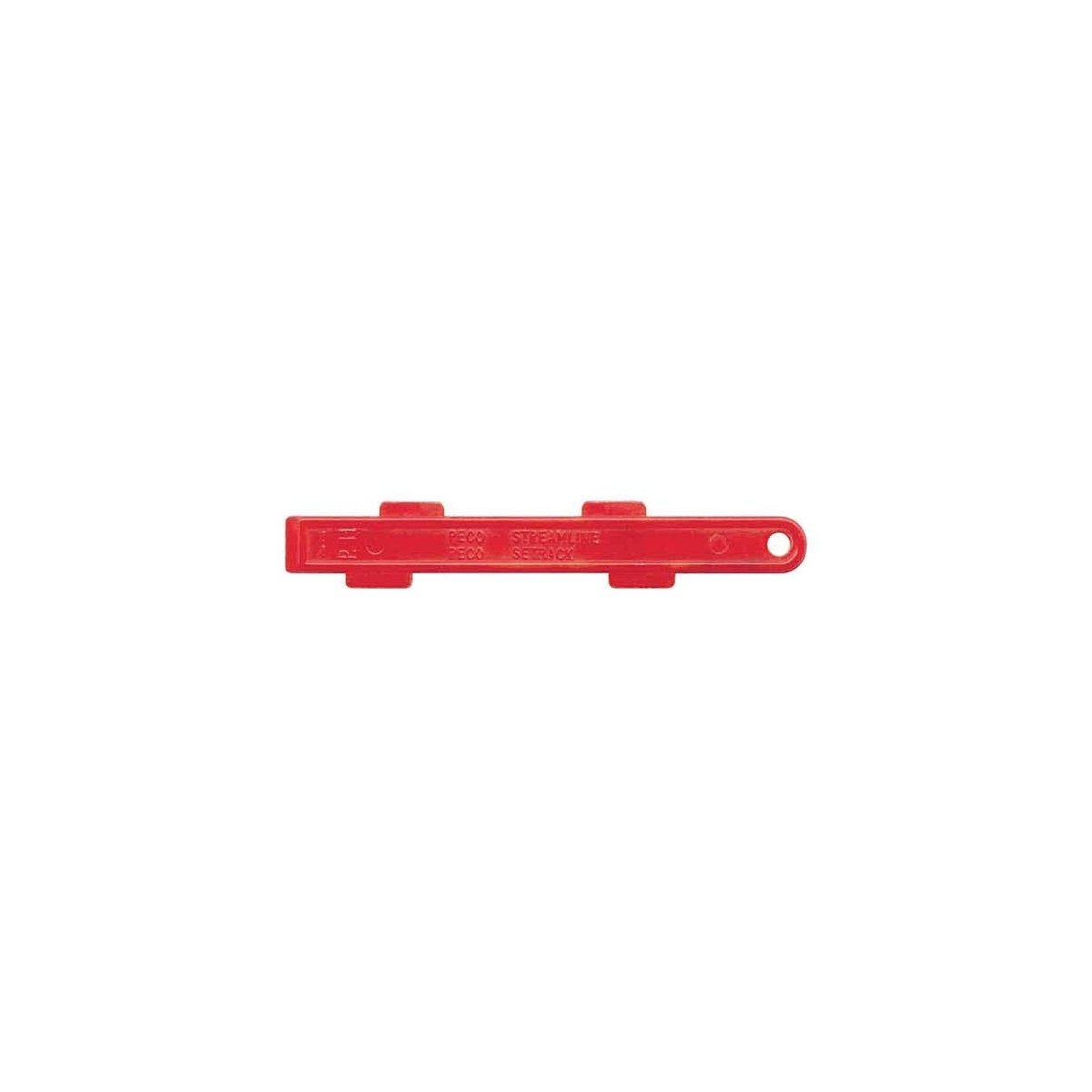 6′ Track Spacing (Way) Gauge -- For Code 55 or 80 Parallel Straights & Curve Track Spacing, Plus Platform He, N, Peco SL336