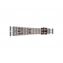 Code 55 Wye Turnout - Electrofrog -- 24′ Radius, N, Peco SLE397F