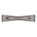 Code 100 Streamline Crossing -- Long, Insulfrog - 12-Degree, HO, Peco SL94