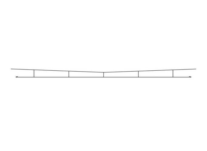 Catenary System Contact Wire -- 13.3/8′ 34cm pkg(5), HO, Peco LC152