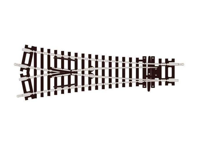 Code 100 Setrack -- Medium-Radius Wye Insulfrog 6-11/16` 170mm Long, 33-27/32` 85.96cm Radiu, HO, Peco ST247