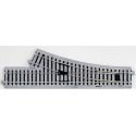 Manual Turnout - Unitrack -- Right Hand 9-3/4` 246mm Long, 19-1/4` 490mm Radius, HO, Kato USA Inc 2841
