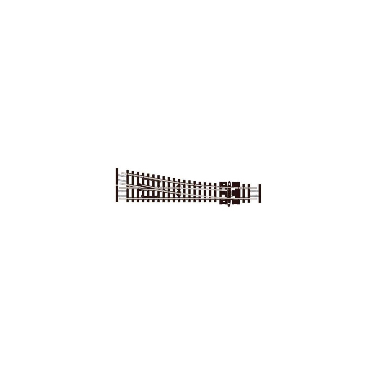 Code 55 Electrofrog Turnout 4 Small -- Right Hand, N, Peco SLE391F
