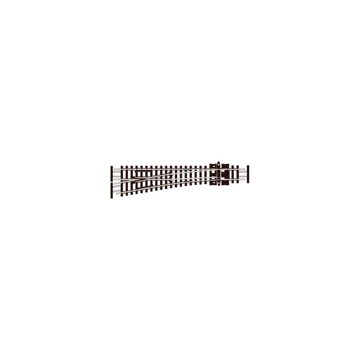 Code 55 Electrofrog Turnout 4 Small -- Left Hand, N, Peco SLE392F