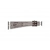 Code 55 Electrofrog Turnout 4 Small -- Left Hand, N, Peco SLE392F