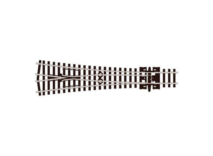 Code 80 Electrofrog Turnout -- Medium 30′ Radius Wye, N, Peco SLE397