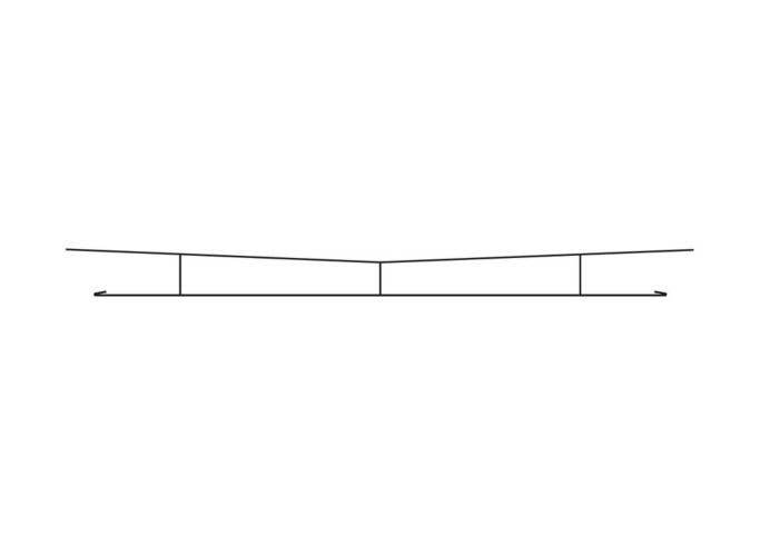 Catenary System Contact Wire -- 7-7/8′ 20cm pkg(5), HO, Peco LC150