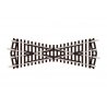 Crossing Code 100 -- Medium 22-1/2 Degree, HO, Peco ST250