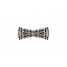Code 80 Short Insulfrog Crossing w/Wood Ties - Streamline -- 25 Degree Angle, N, Peco SL393