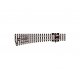 Code 80 Medium Radius 6 Turnout - Streamline -- Left Hand Electrofrog, N, Peco SLE396