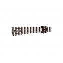 Code 80 Medium Radius 6 Turnout - Streamline -- Left Hand Electrofrog, N, Peco SLE396
