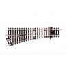 ST-241 Turnout - Small Radius -- Left Hand, Insulfrog, HO, Peco ST241