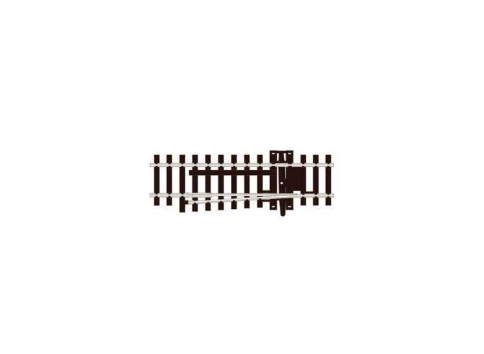 Code 100 Derail (Catch Point) -- Left Hand 3-7/8′ 9.8cm, HO, Peco SL85