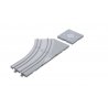 Street Track - Unitram -- Double Track Left Hand Curve 7-1/16′ 180mm Radius 45 Degrees, N, Kato USA Inc 40103