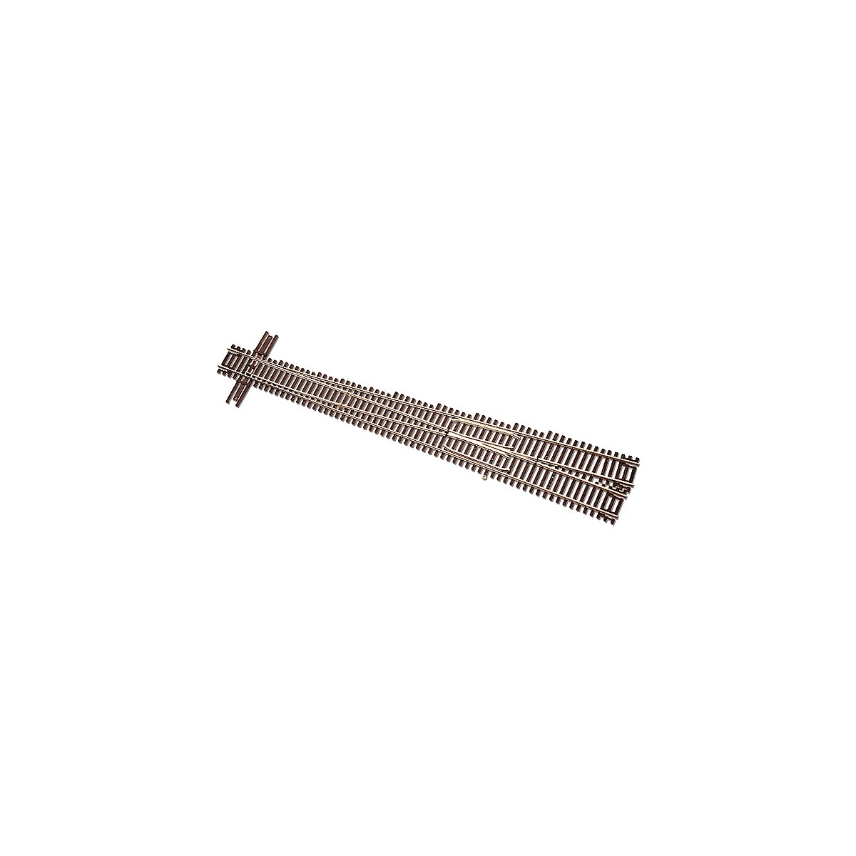 Code 55 Turnout, Nickel-Silver Rail, Brown Ties -- No.10 Left Hand, N, Atlas Model Railroad Co. 2054