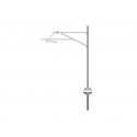 Catenary System Mast -- With Registration Arm, HO, Peco LC110