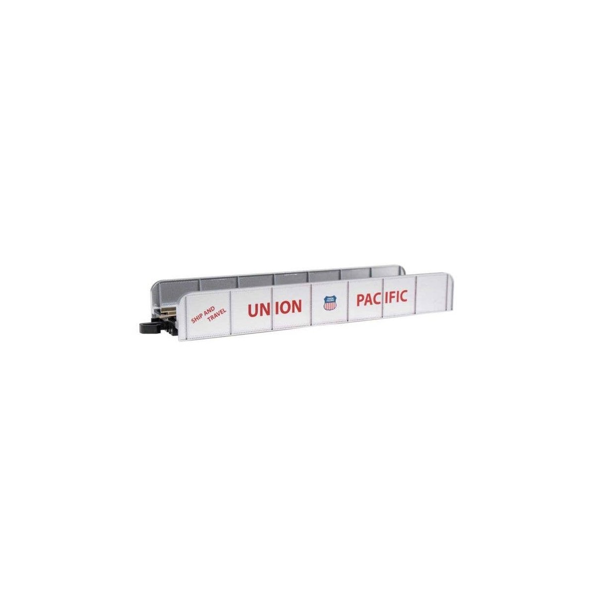 Girder Bridge w/Nickel Silver Rail - E-Z Track(R) -- Union Pacific (silver, red), N, Bachmann Industries 44654