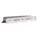 Girder Bridge w/Nickel Silver Rail - E-Z Track(R) -- Union Pacific (silver, red), N, Bachmann Industries 44654