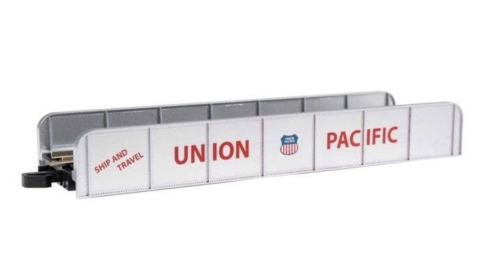 Girder Bridge w/Nickel Silver Rail - E-Z Track(R) -- Union Pacific (silver, red), N, Bachmann Industries 44654