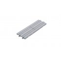 Street Track - Unitram -- Double Track Straight 7-5/16′ 186mm, N, Kato USA Inc 40014