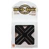 Crossing w/Steel Rail & Black Roadbed - E-Z Track(R) -- 90-Degree, HO, Bachmann Industries 44441