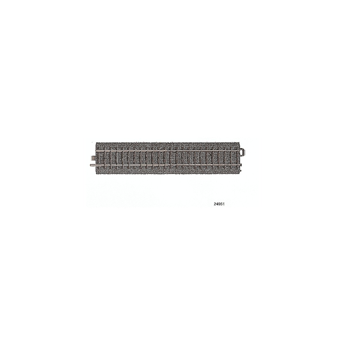 Adaptor -- M-Track to C-Track 7-3/32′, HO, Marklin, Inc 24951