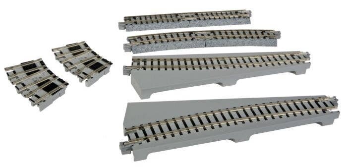 Curved Turntable Extension Track Set - Unitrack, N, Kato USA Inc 20286