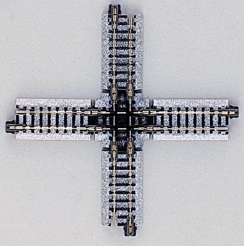 Track Crossing -- 90-Degree, 4-7/8′ 124mm, N, Kato USA Inc 20320