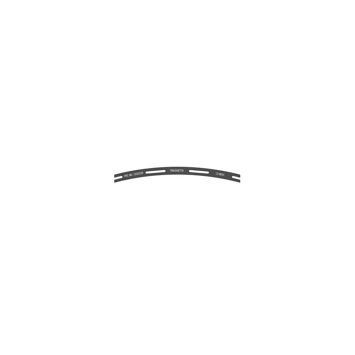 Tracksetta Track Laying Template -- 12′ 30.5cm Radius Curve, N, Peco NT12