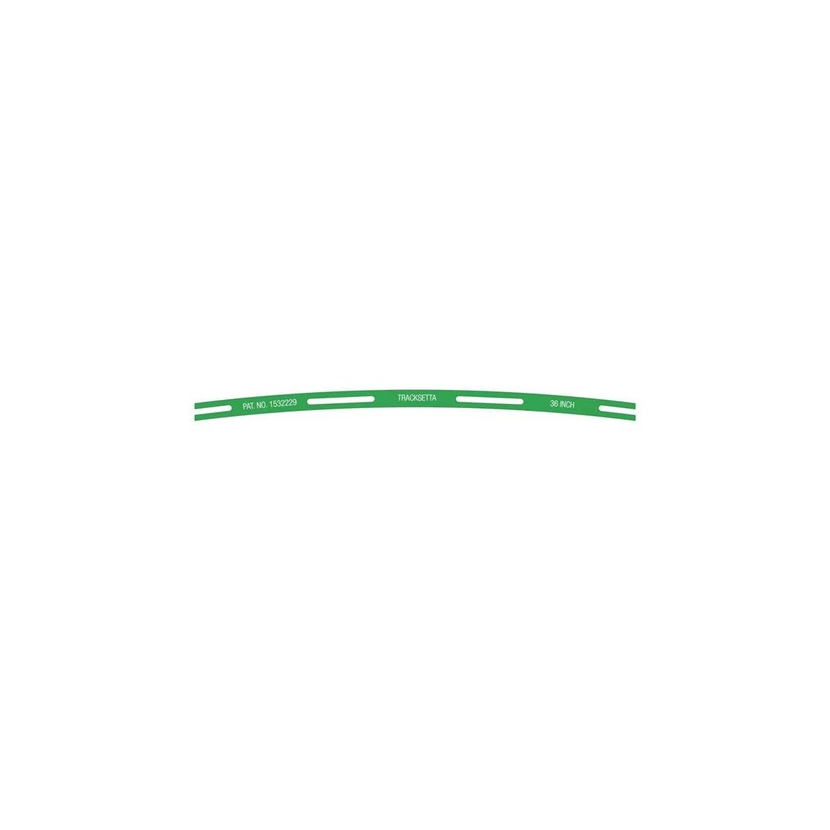 Tracksetta Track Laying Template -- 36′ 91.5cm Radius Curve, N, Peco NT36