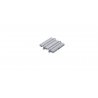 Street Track - Unitram -- Double Track Straight 2-7/16′ 62mm, N, Kato USA Inc 40033
