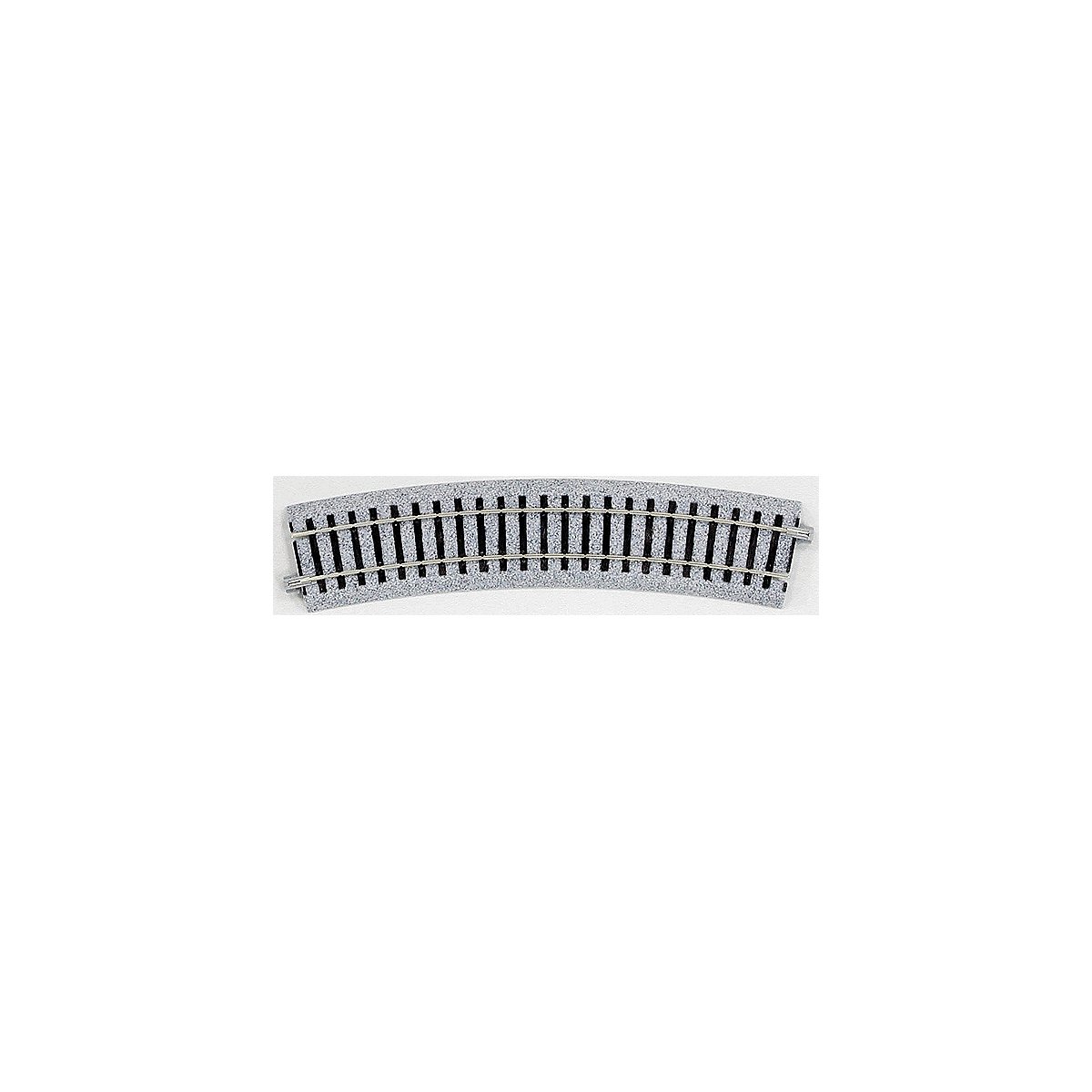 Curved Roadbed Track Section - Unitrack -- 22.5-Degree Section, 19-1/4′ 490mm Radius pkg(4), HO, Kato USA Inc 2270