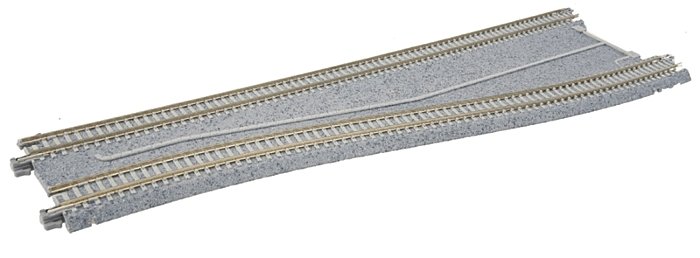 Concrete-Tie Double-Track Widening Section - Unitrack -- Right Hand 12-3/16′ 31cm Long, N, Kato USA Inc 20052