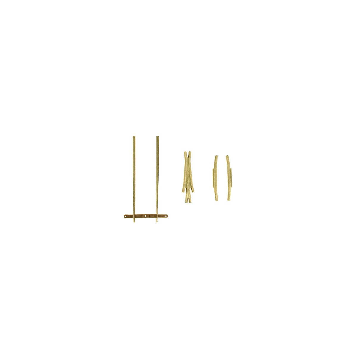 Turnout Parts Kit -- For 6 Code 83 Turnouts, HO, Micro Engineering 80316
