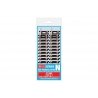 Code 80 Short Straight - Setrack -- 58mm pkg(4), N, Peco ST3002