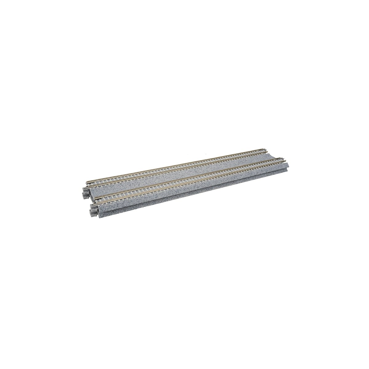 Concrete Tie Double Track Straight -- 9-3/4′ 248mm pkg(2), N, Kato USA Inc 20004
