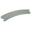 Unitrack CT Double-Track Superelevated Curve Easment -- 1 Each Left & Right, 22.5 Degrees, 11/12-3/8, N, Kato USA Inc 20184