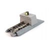 Concrete Illuminated Bumper Track - Unitrack -- Style A, 2-5/6′ 66mm Long, N, Kato USA Inc 20063