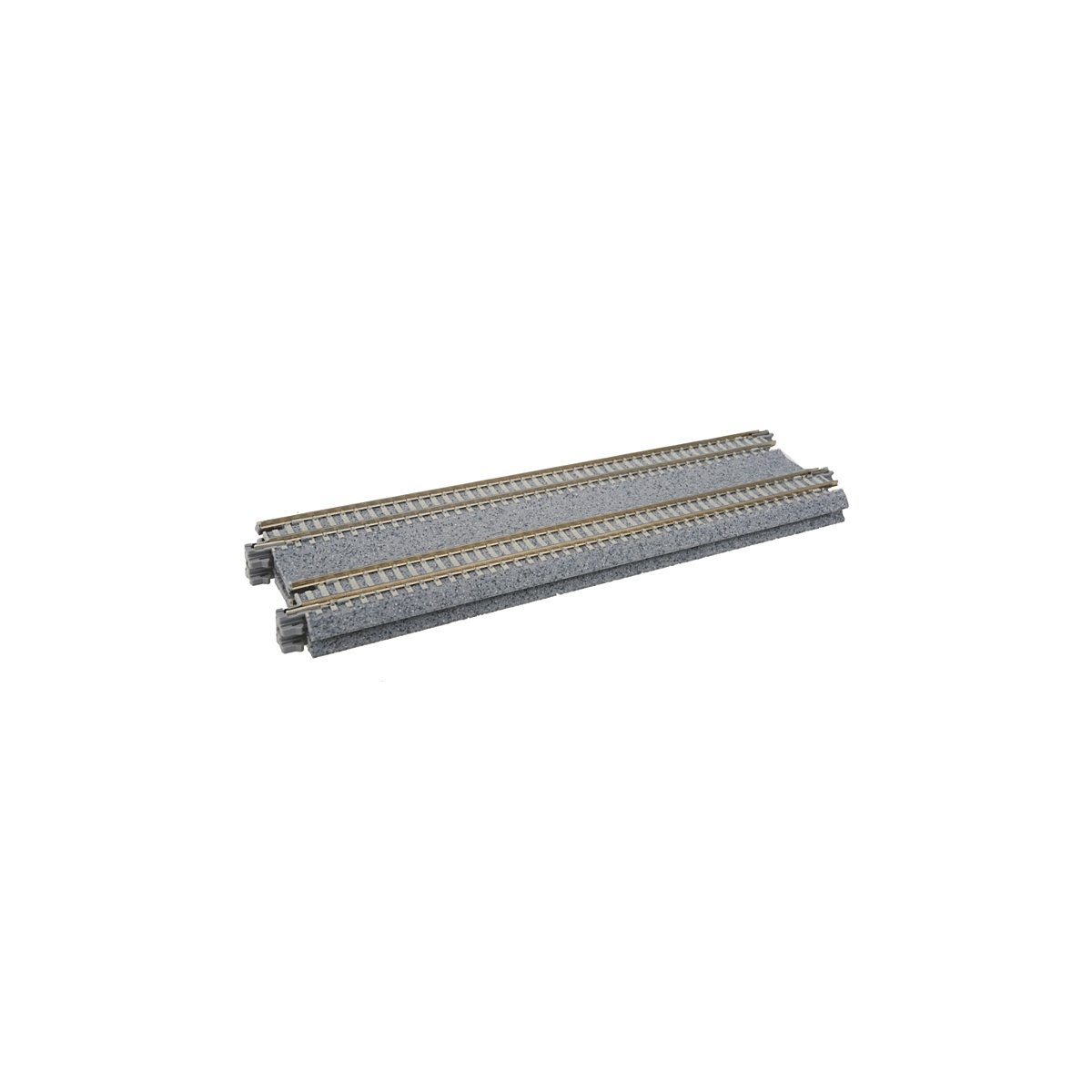 Concrete Tie Double Track Straight -- 7-5/16′ 186mm pkg(2), N, Kato USA Inc 20012