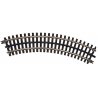 21st Century Track System(TM) Nickel Silver Rail w/Brown Ties - 3-Rail -- O27 Full Curved Section (8 pcs./, O, Atlas O 6043