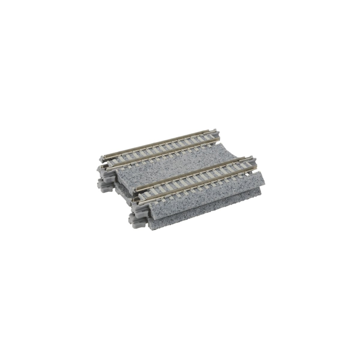 Concrete Tie Double-Track Straight -- 2-7/16′ (62mm) pkg(2), N, Kato USA Inc 20042