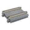Concrete Tie Double-Track Straight -- 2-7/16′ (62mm) pkg(2), N, Kato USA Inc 20042