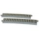 Curved Track - 2 Pieces -- Right 867mm (34-1/8′) 10-Degree, HO, Kato USA Inc 2290