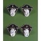 CTC Knob Set -- Kit pkg(2), HO, Rix Products 61