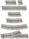21st Century Track System(TM) Nickel Silver Rail w/Brown Ties - 3-Rail -- Straight - 10′ 25.4cm, O, Atlas O 6050